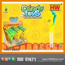 Funny Plastic Clapper Soft Candy Com Brinquedos (caixa 12pcs / Display)